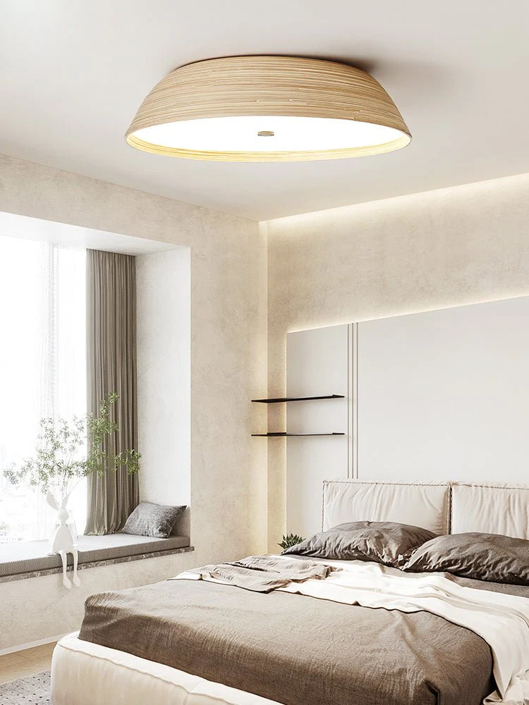 Bamboo Textured Ceiling Lamp - Image 11