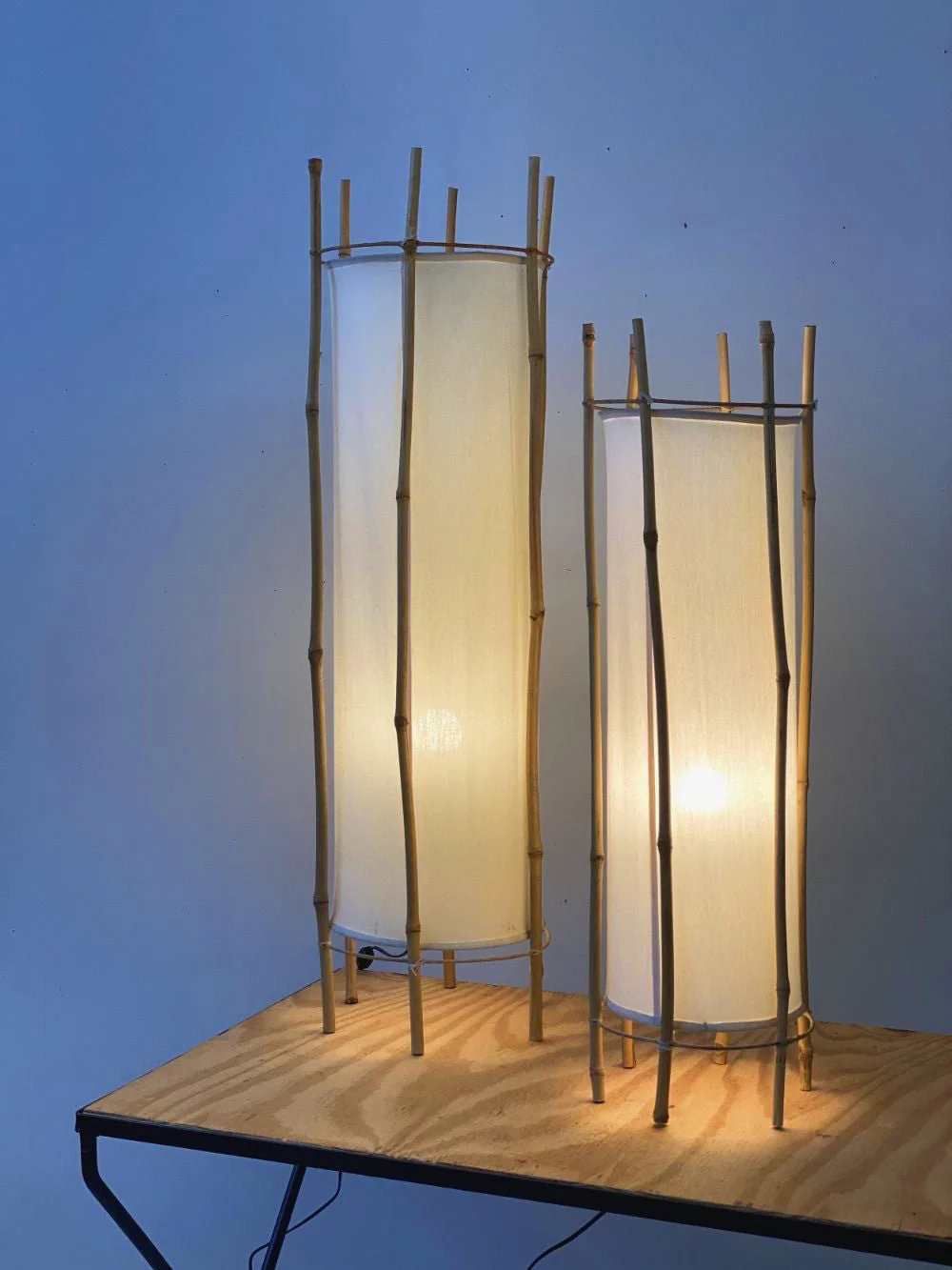 Bamboo Veil Lantern Floor Lamp - Image 8