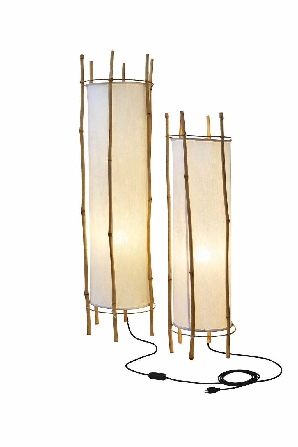 Bamboo Veil Lantern Floor Lamp - Image 9