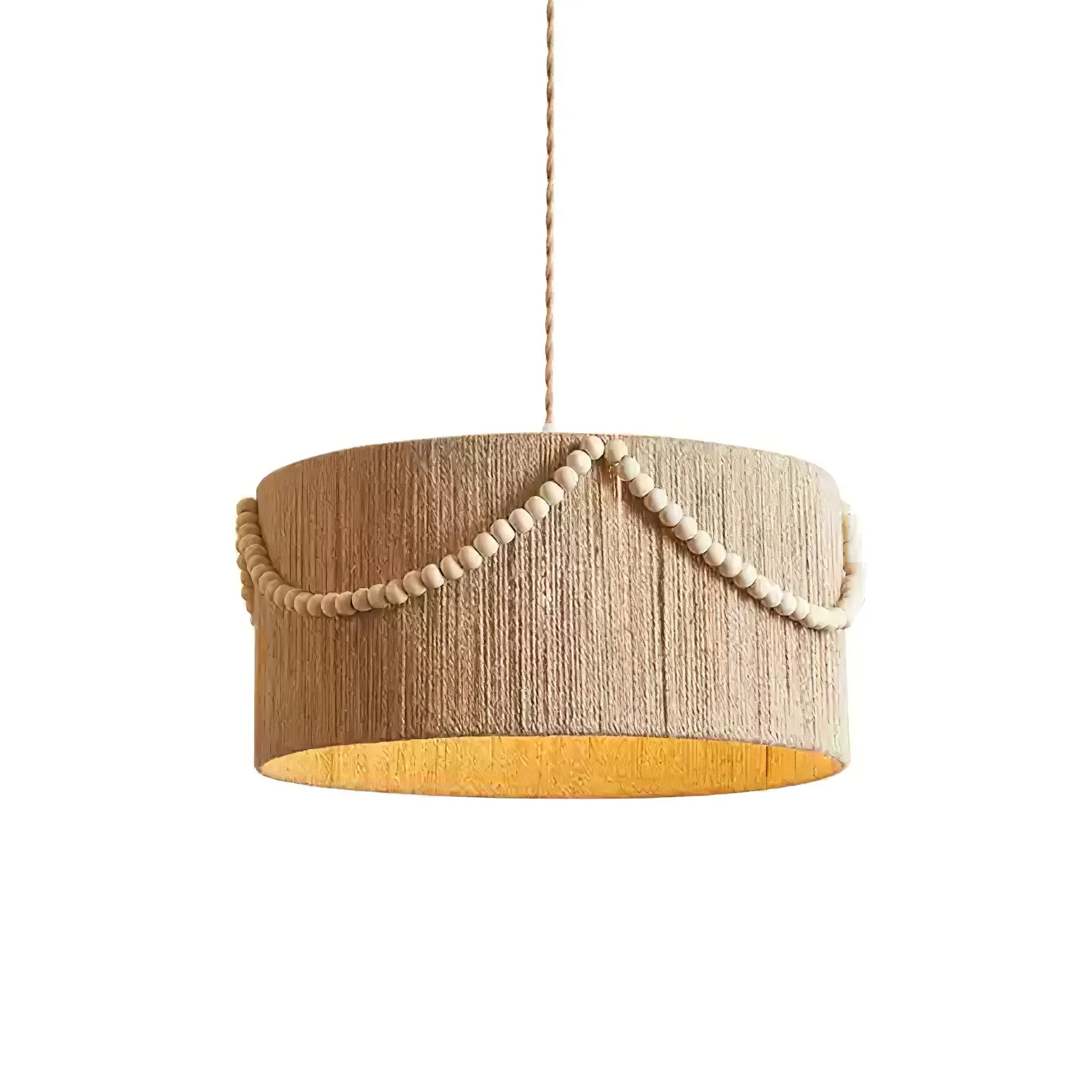 Beaded Boho Pendant Lamp - Image 10