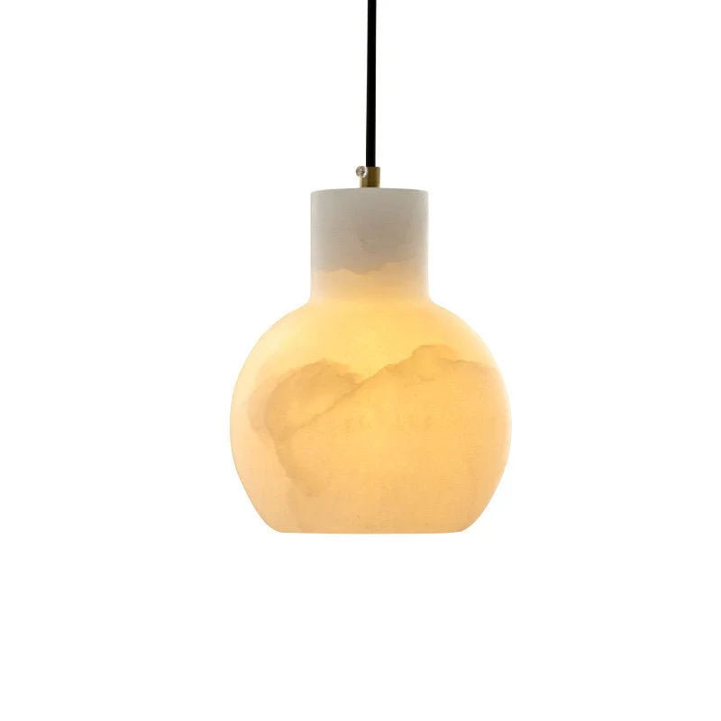 Bell Jar Alabaster Cluster Chandelier - Image 23
