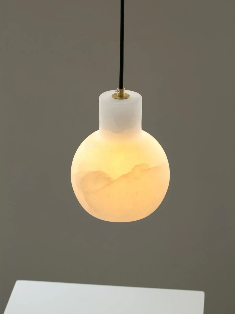 Bell Jar Alabaster Cluster Chandelier - Image 27