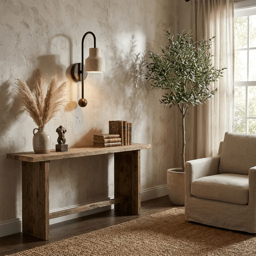 Bell Travertine Arc Sconce - Image 5