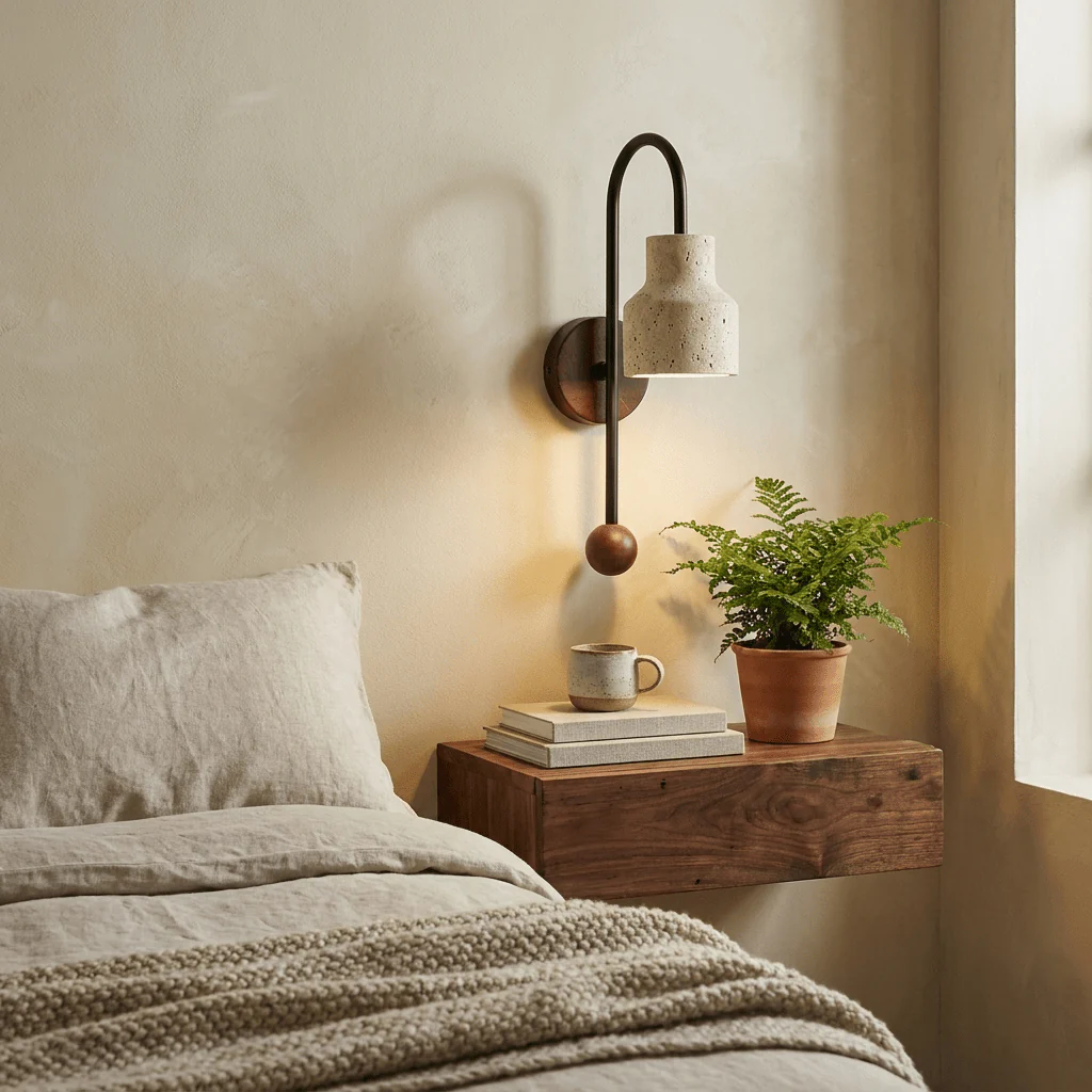 Bell Travertine Arc Sconce - Image 6