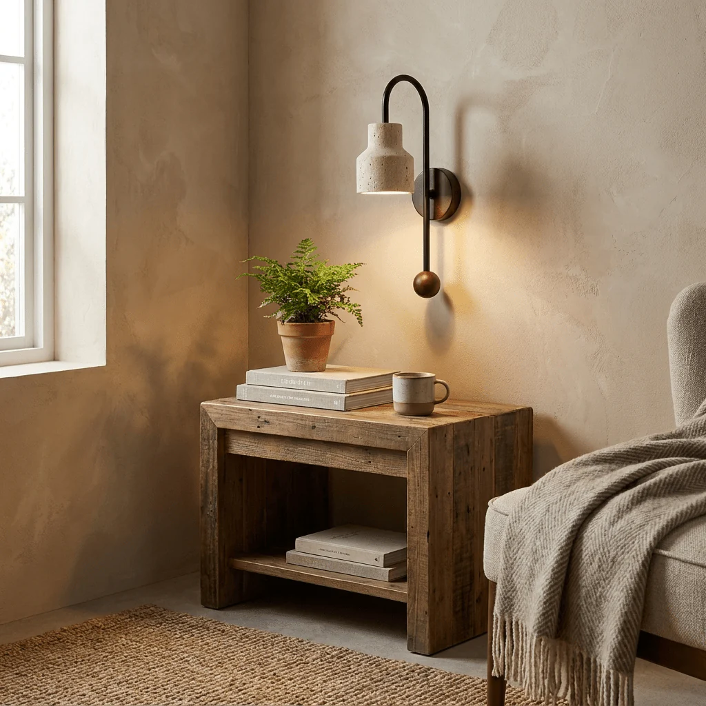 Bell Travertine Arc Sconce - Image 8