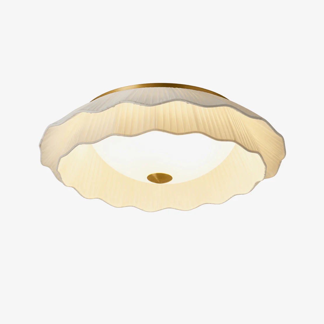 Belle Epoque Pleated Ceiling Light