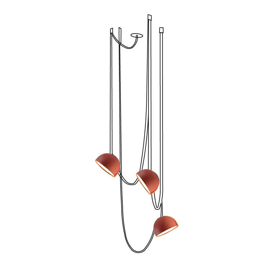 Belts Combination Canvas Pendant Light - Image 17