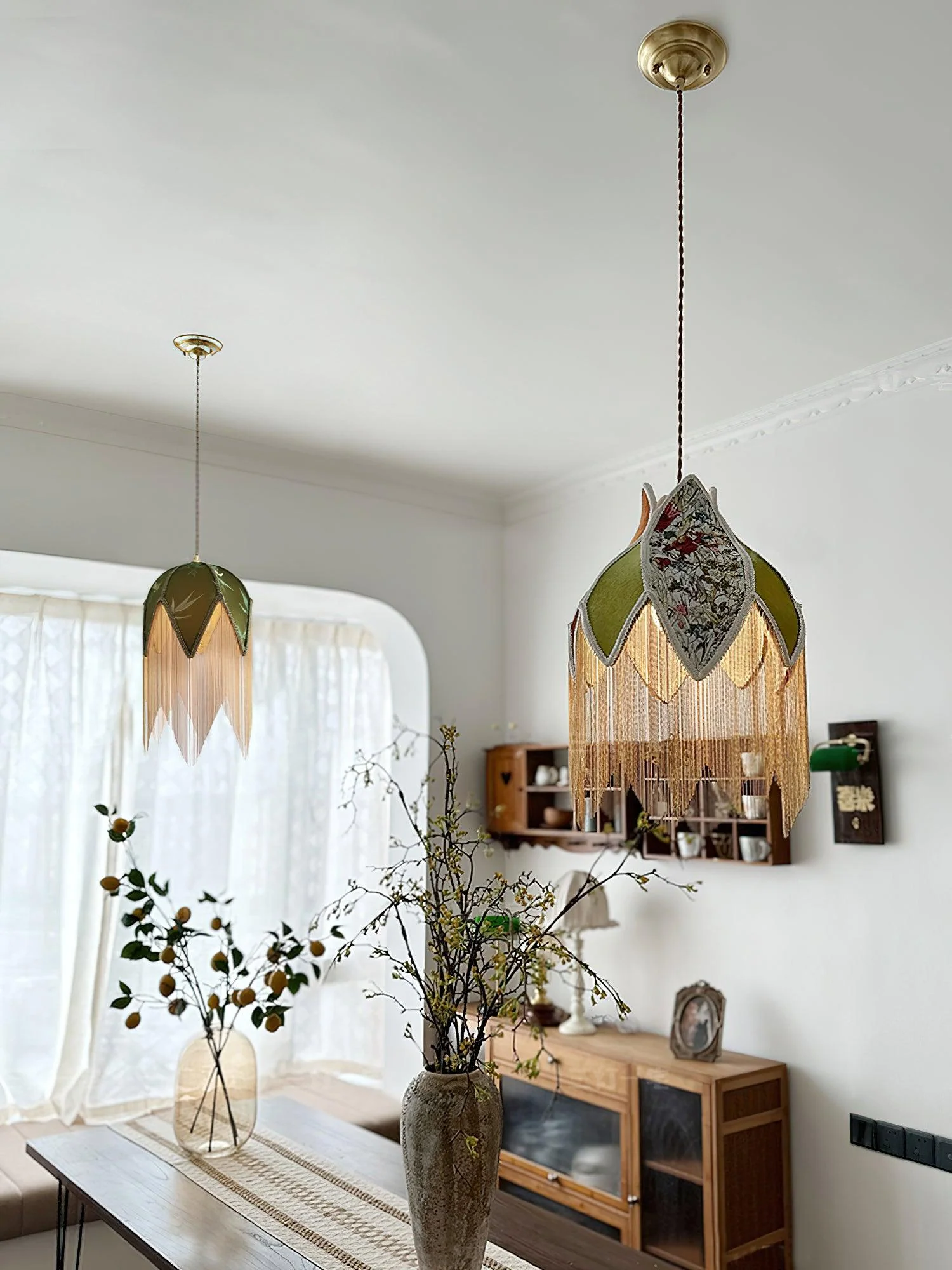Bette Fringed Pendant Lamp - Image 12