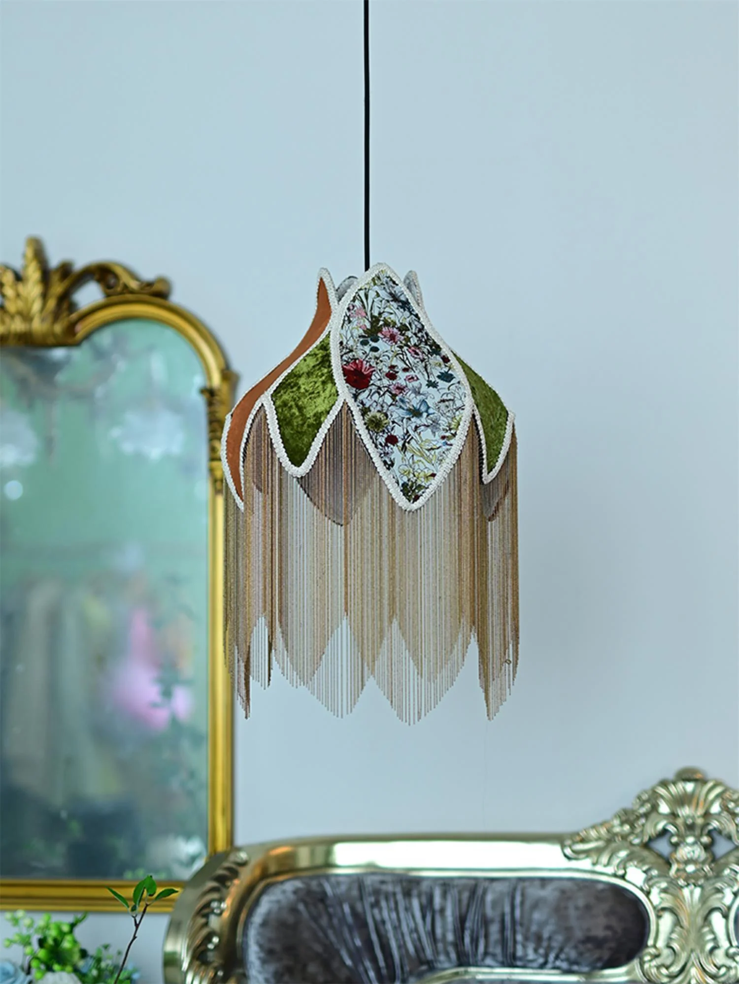 Bette Fringed Pendant Lamp - Image 13