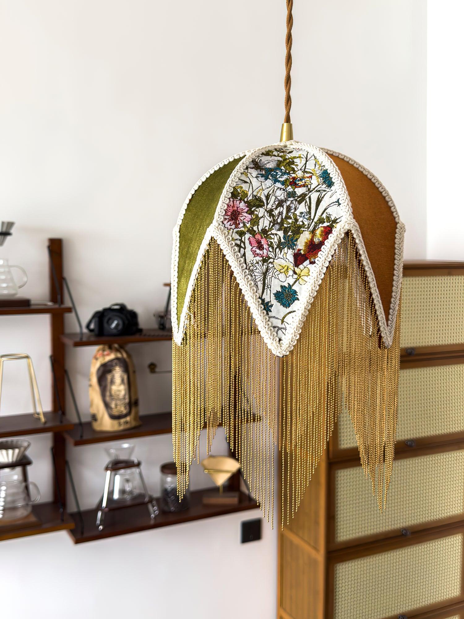 Bette Fringed Pendant Lamp - Image 6
