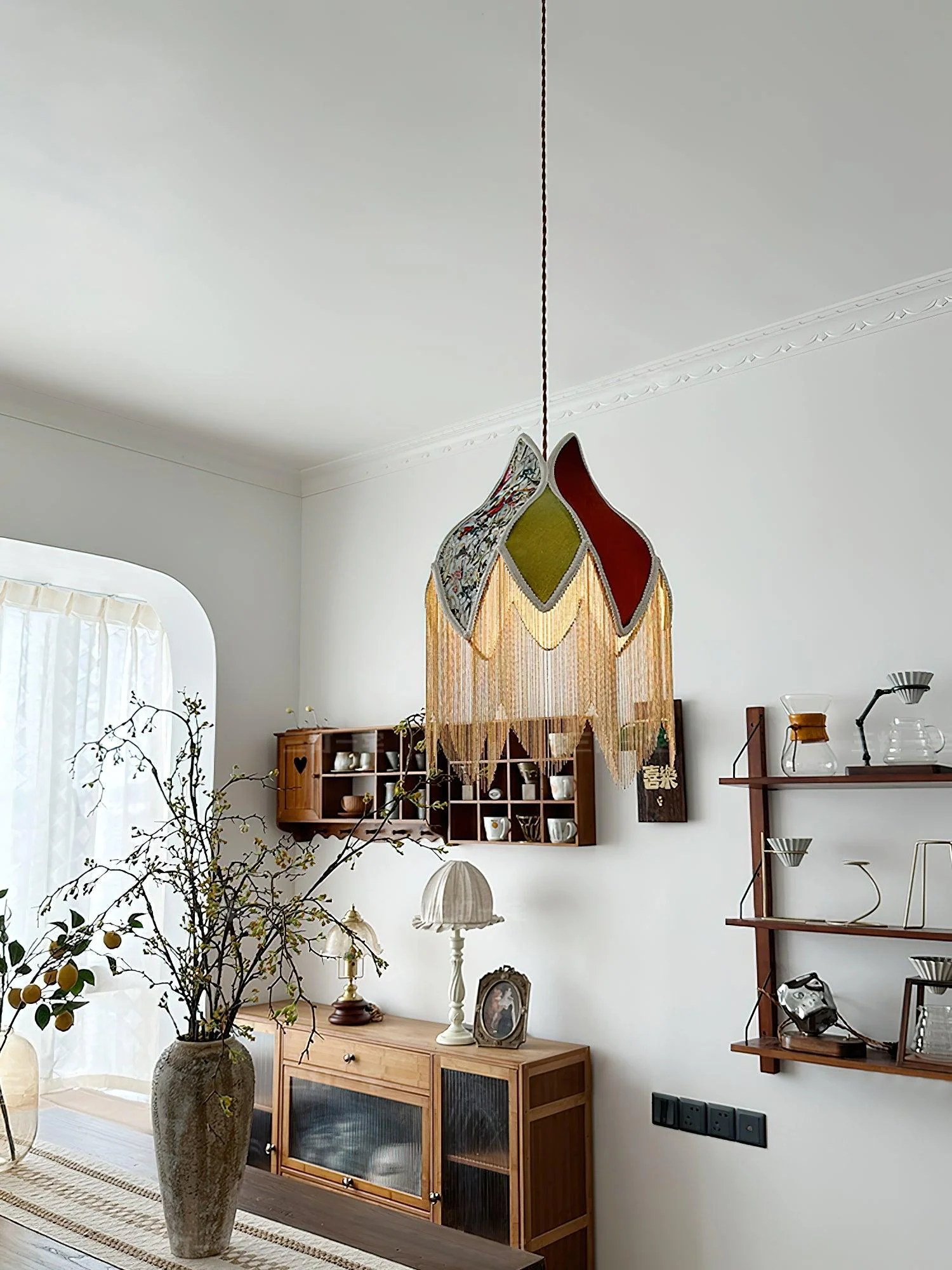 Bette Fringed Pendant Lamp - Image 8