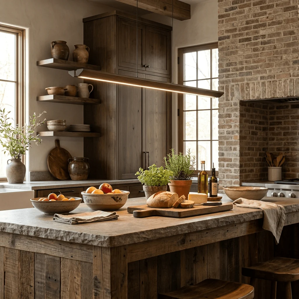 Beveled Wood Linear Pendant Lamp - Image 5