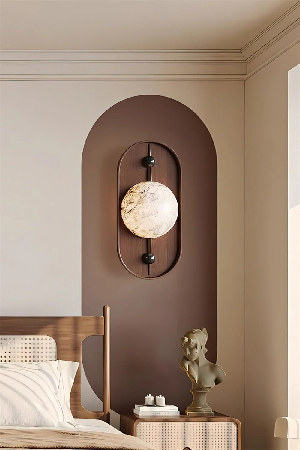 Bezel Alabaster Wall Lamp - Image 10
