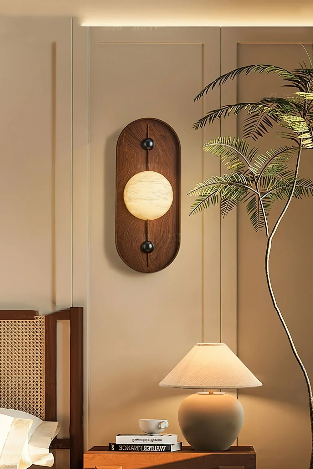 Bezel Alabaster Wall Lamp - Image 11