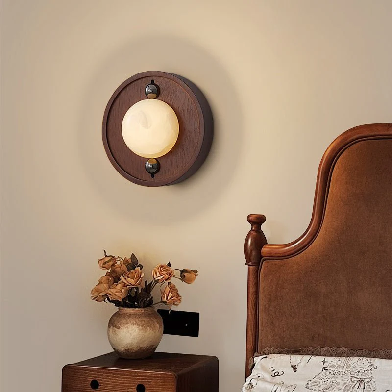 Bezel Alabaster Wall Lamp - Image 3