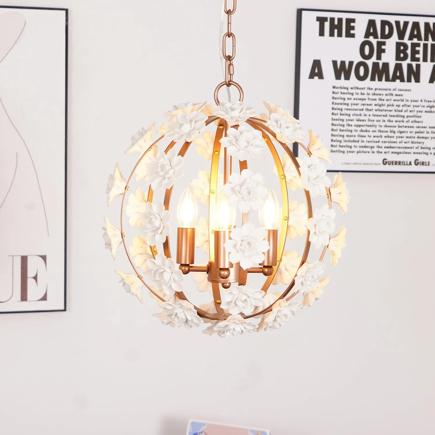 Bianca Floral Orb Chandelier - Image 17