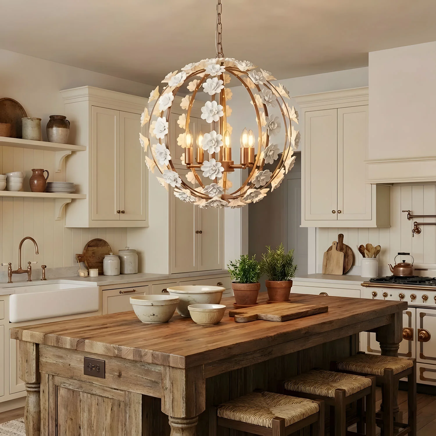 Bianca Floral Orb Chandelier - Image 9