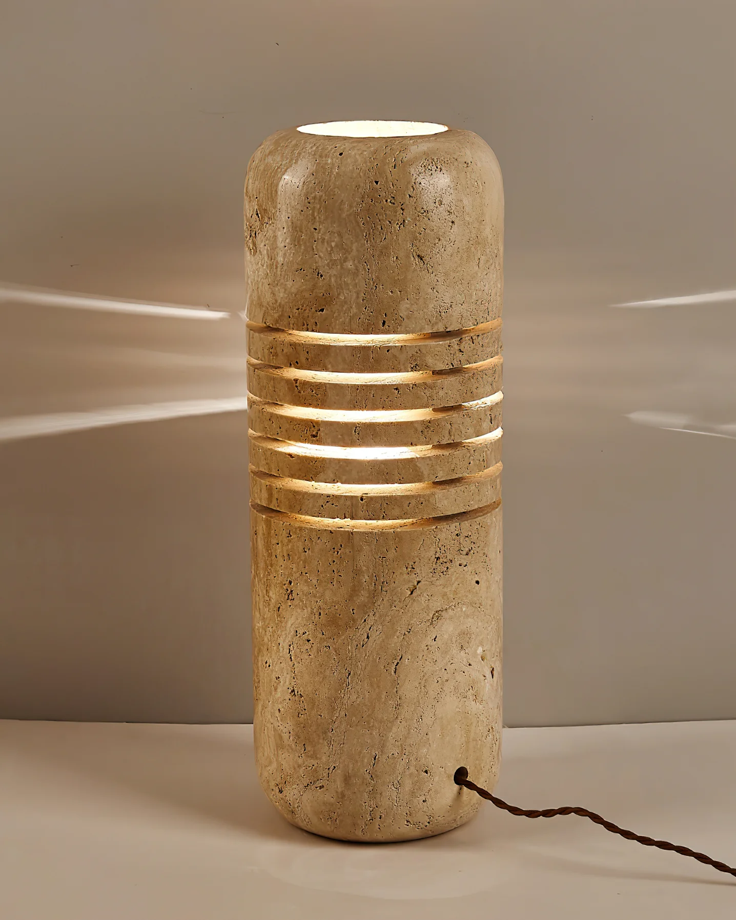 Big Stone Bucket Floor Lamp - Image 6