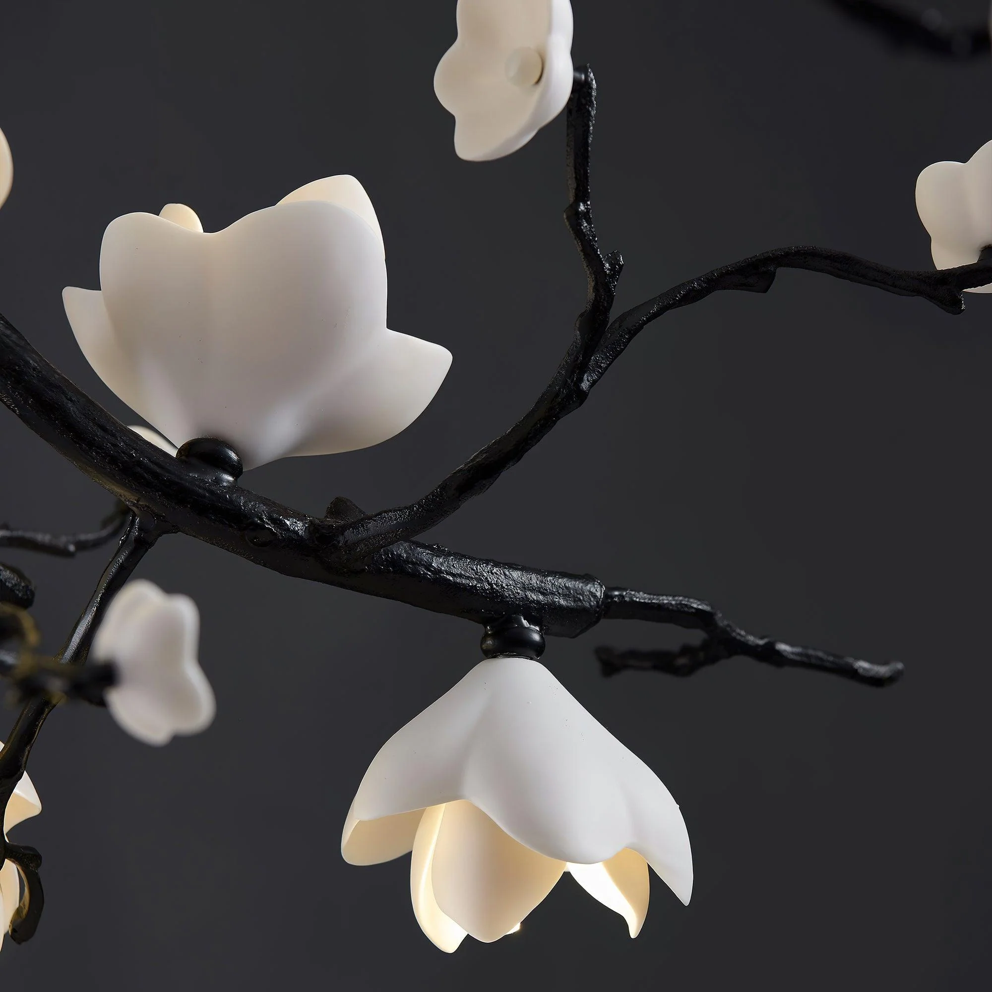 Black Copper Tree Chandelier - Image 18