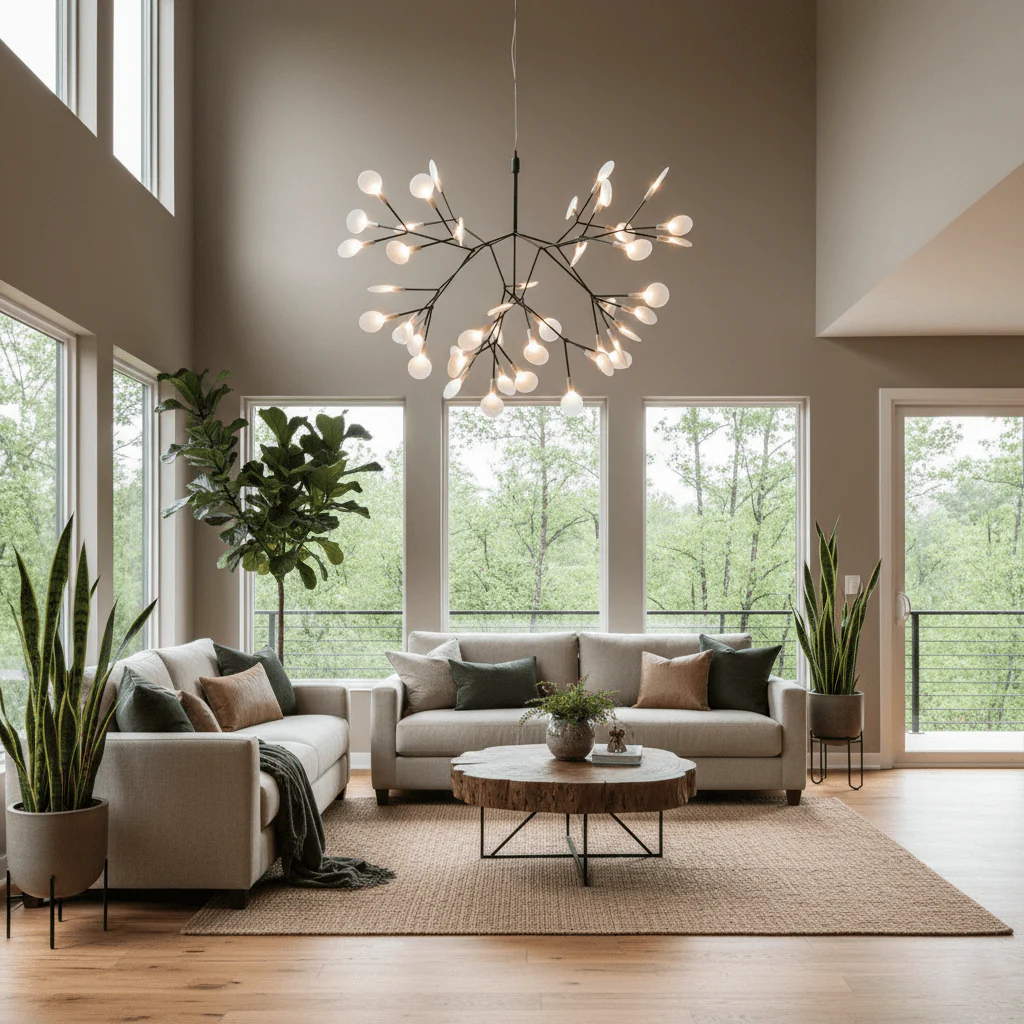 Black Firefly LED Chandelier - Image 10