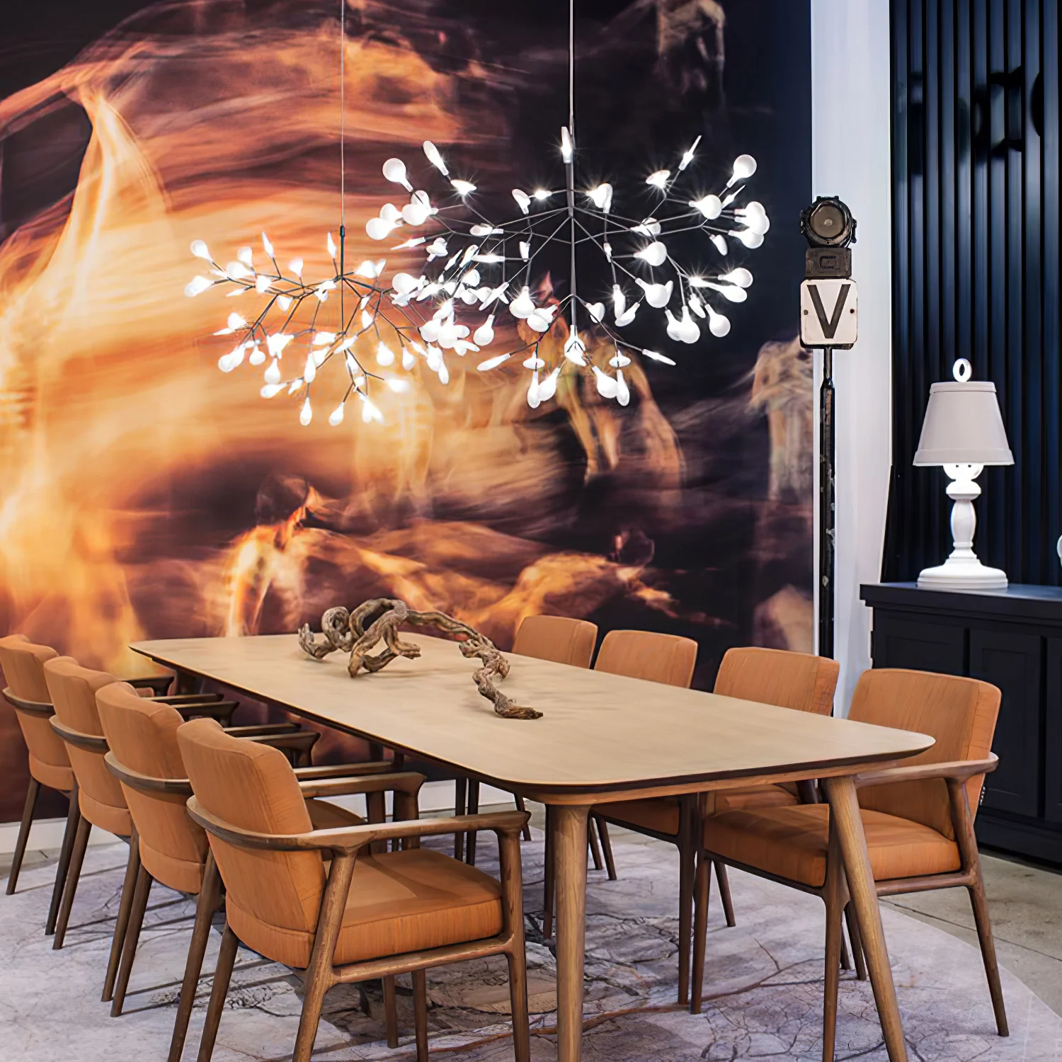 Black Firefly LED Chandelier - Image 68