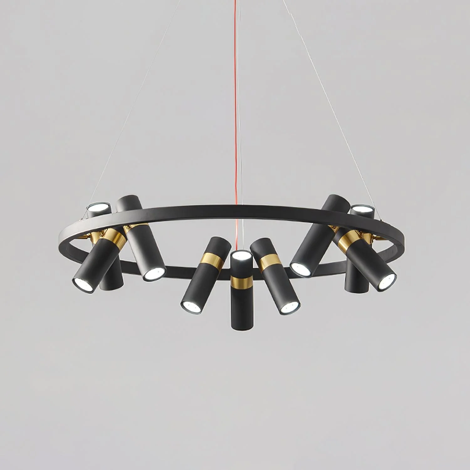 Black Mutil Pipe Chandelier - Image 19