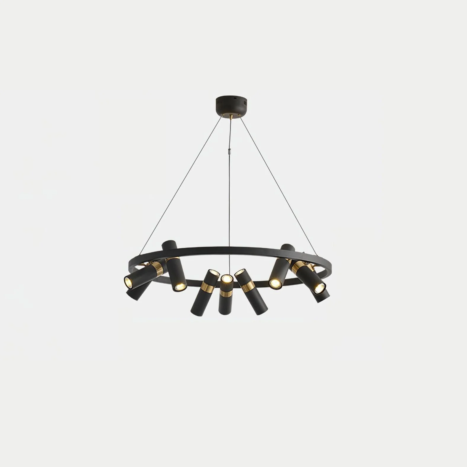 Black Mutil Pipe Chandelier - Image 25