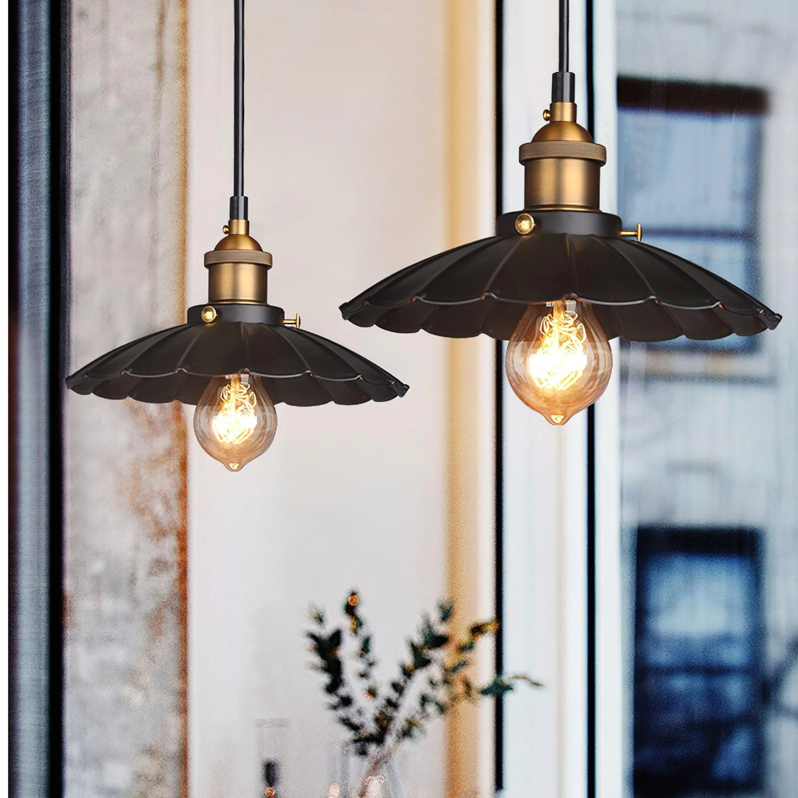 Black Skirt Pendant Light - Image 15