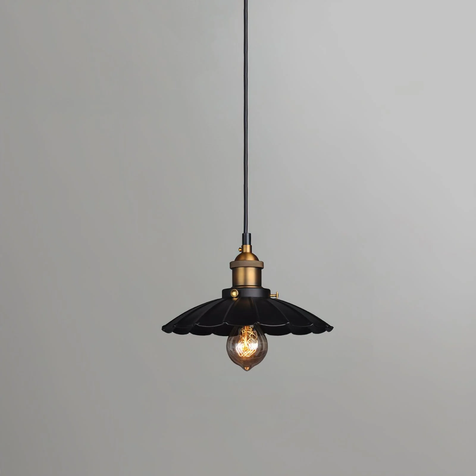 Black Skirt Pendant Light - Image 19