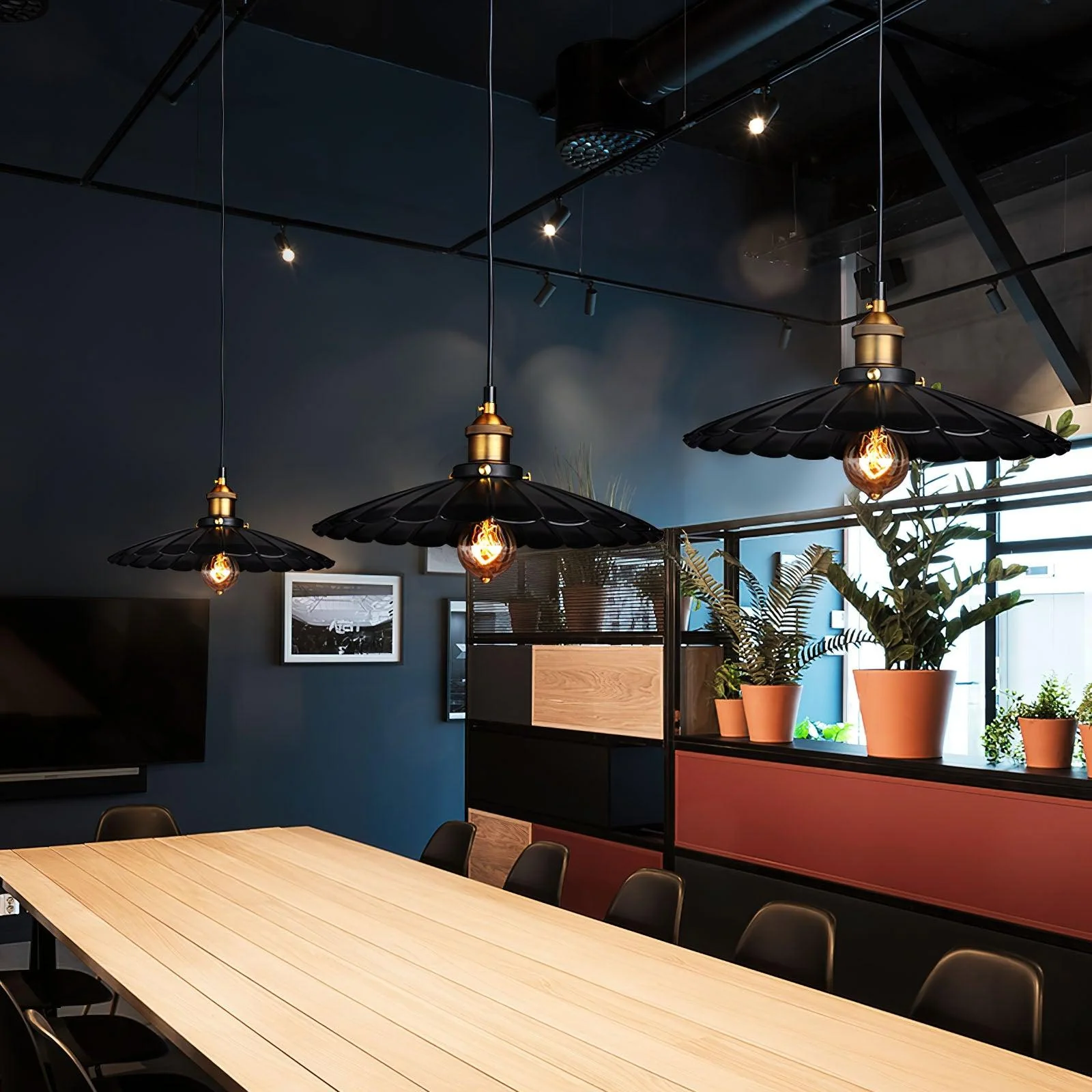 Black Skirt Pendant Light - Image 4