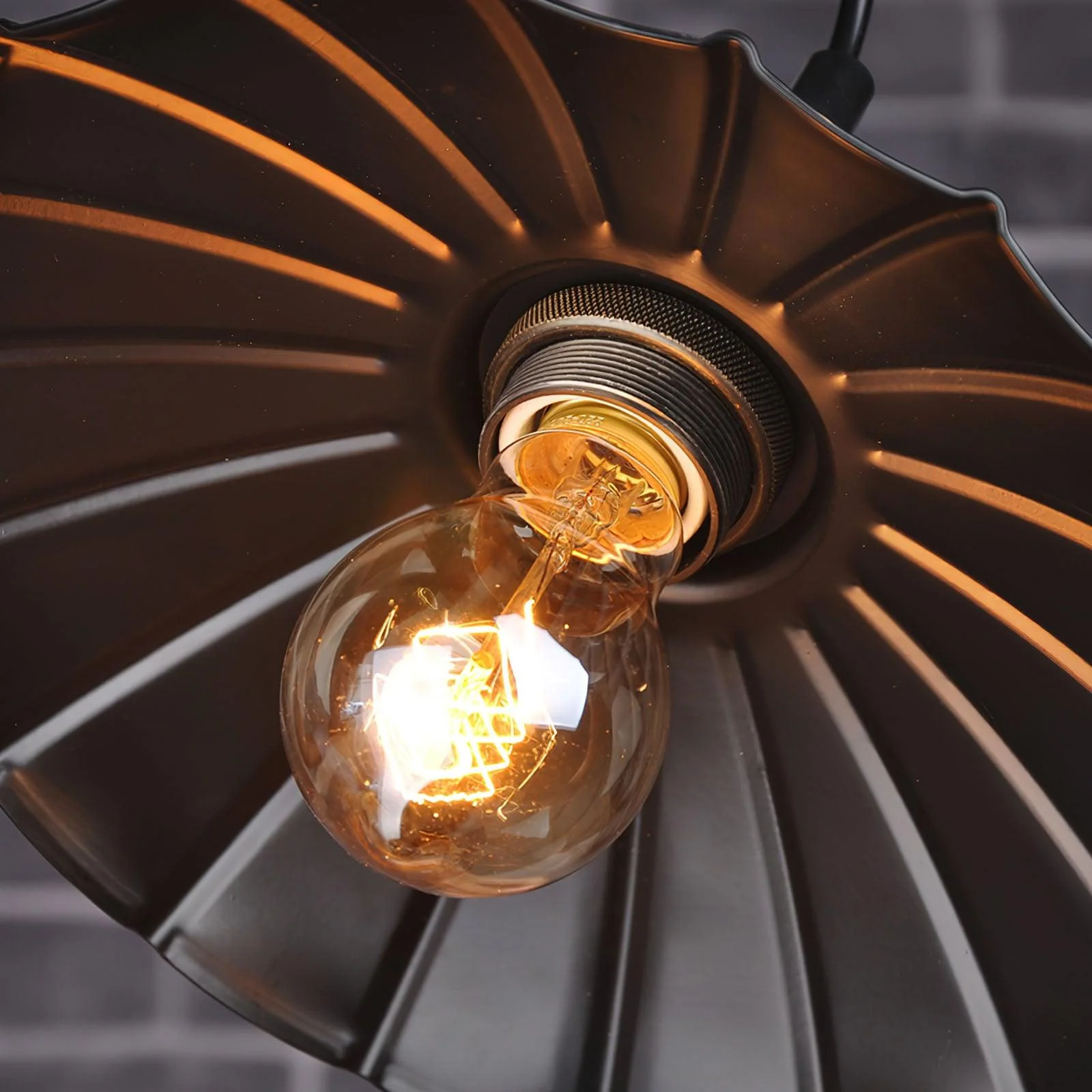 Black Skirt Pendant Light - Image 5