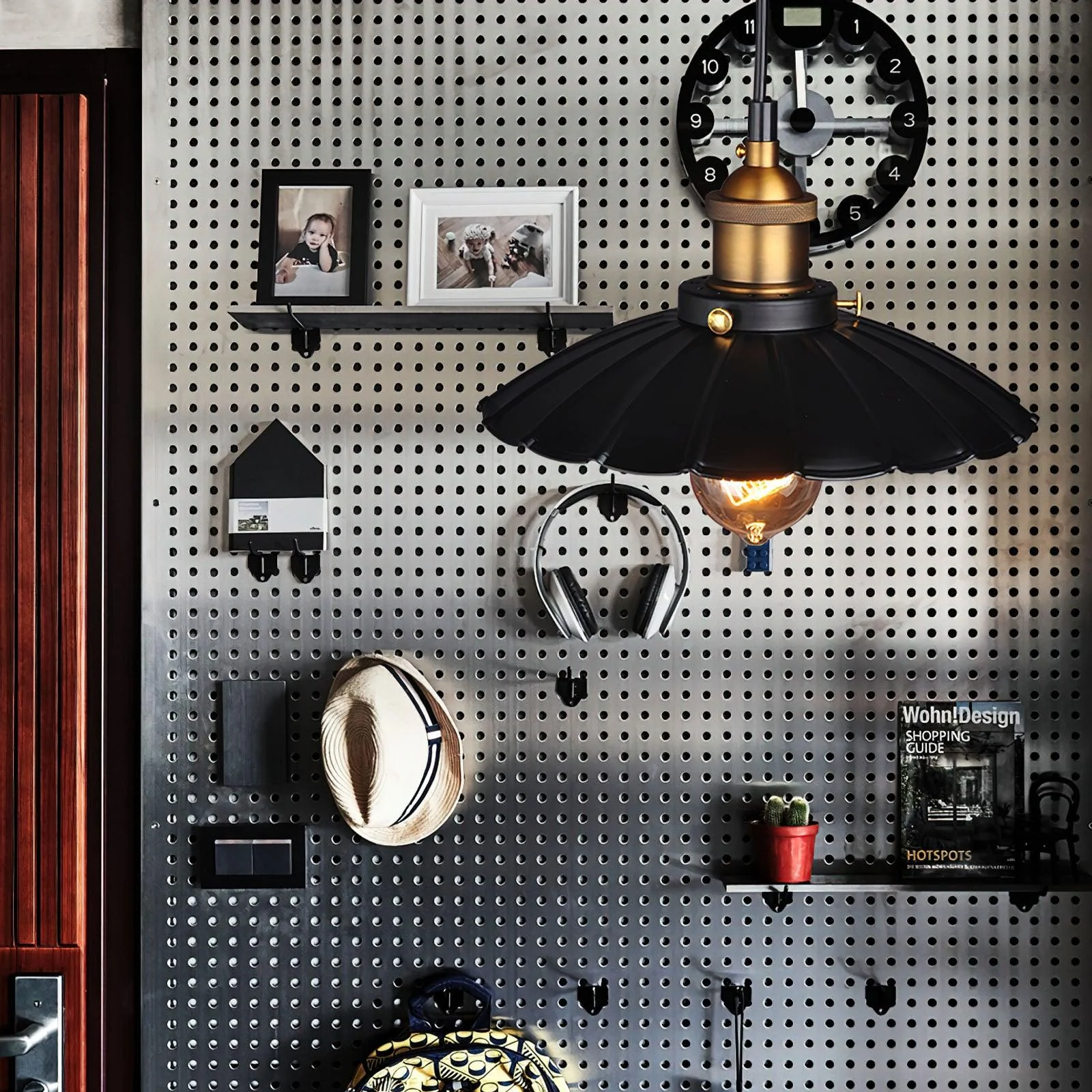 Black Skirt Pendant Light - Image 7