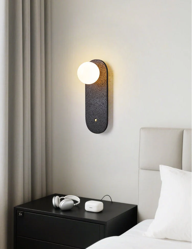 Black Travertine Hearth Sconce - Image 13