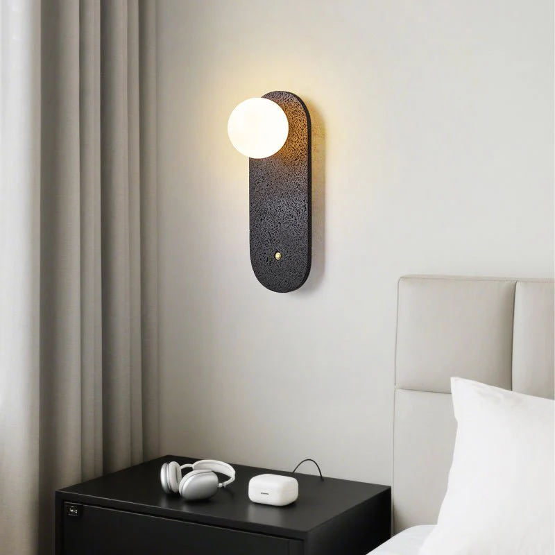 Black Travertine Hearth Sconce - Image 2