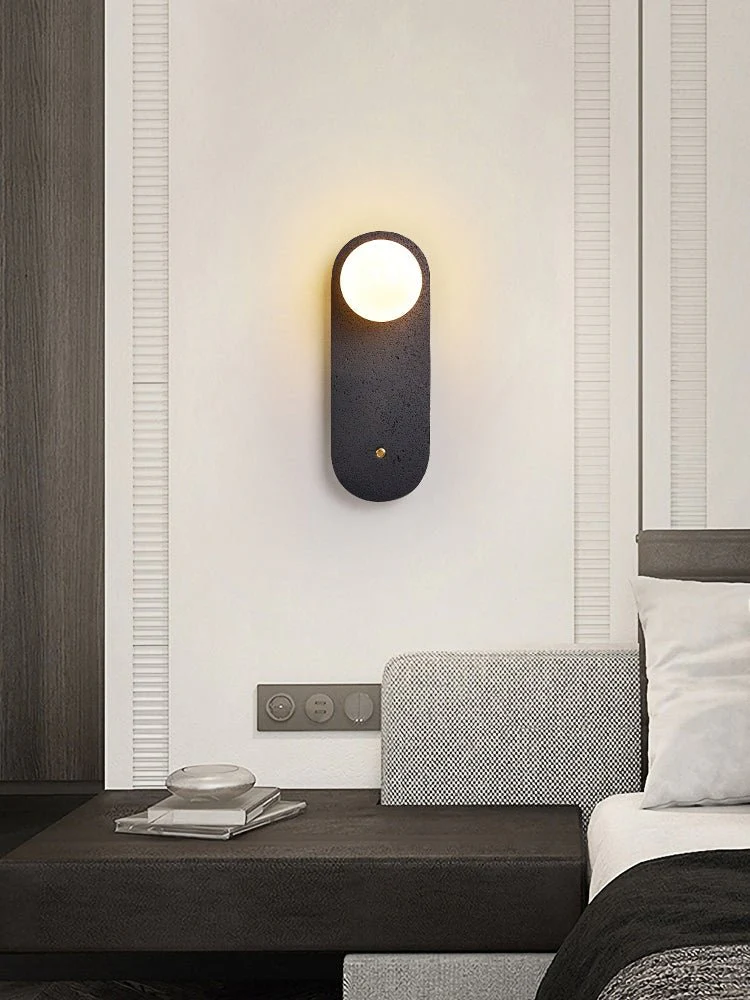 Black Travertine Hearth Sconce - Image 3