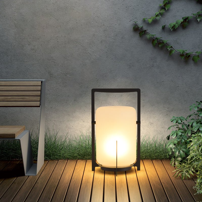 Black Twilight Lantern Table Lamp - Image 52