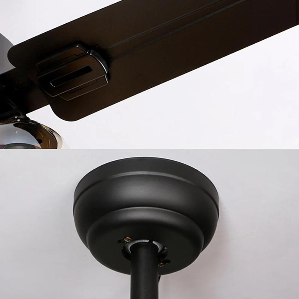 Black Vintage Ceiling Fan Light - Image 14