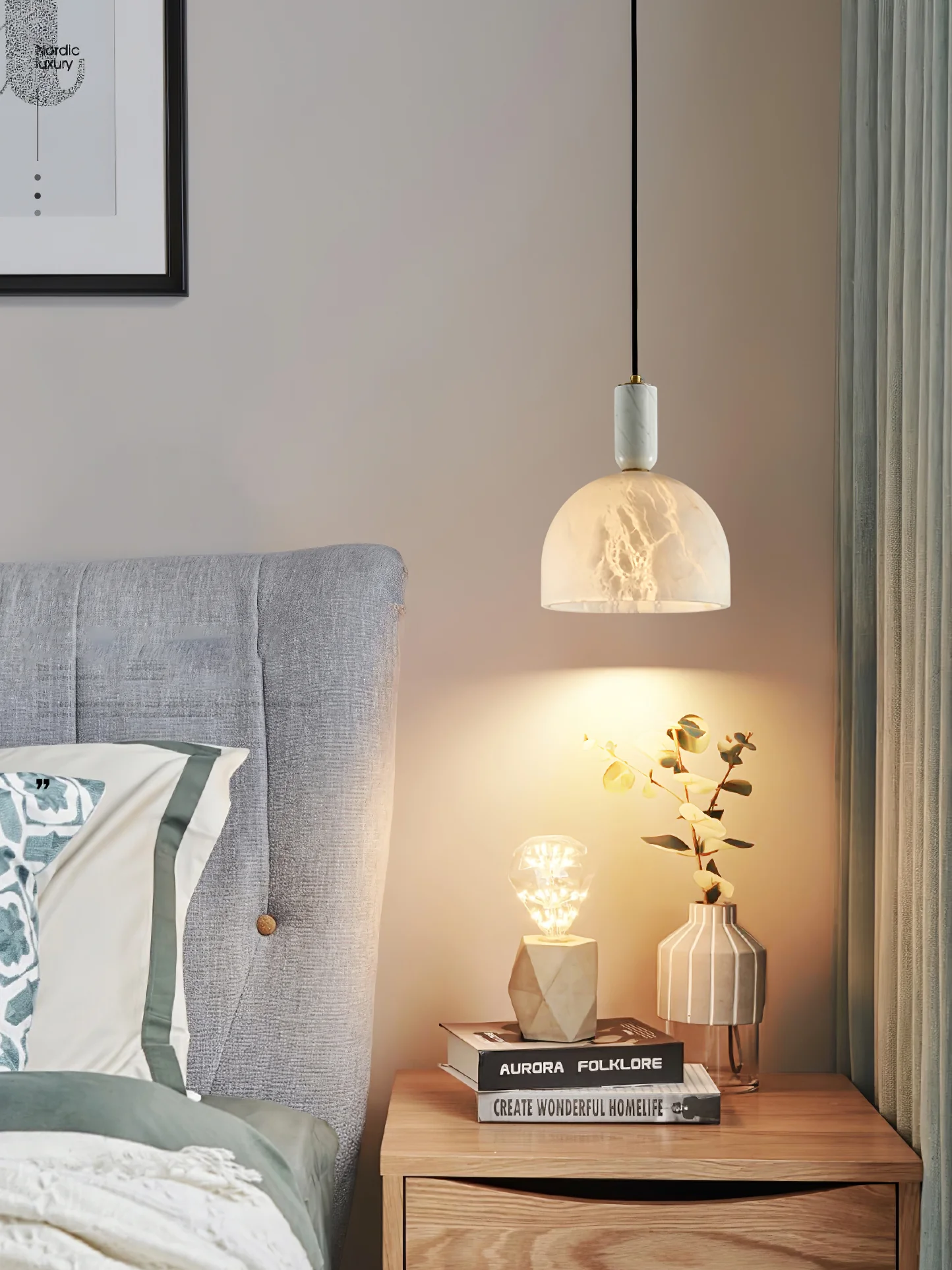 Blair Alabaster Pendant Light - Image 37