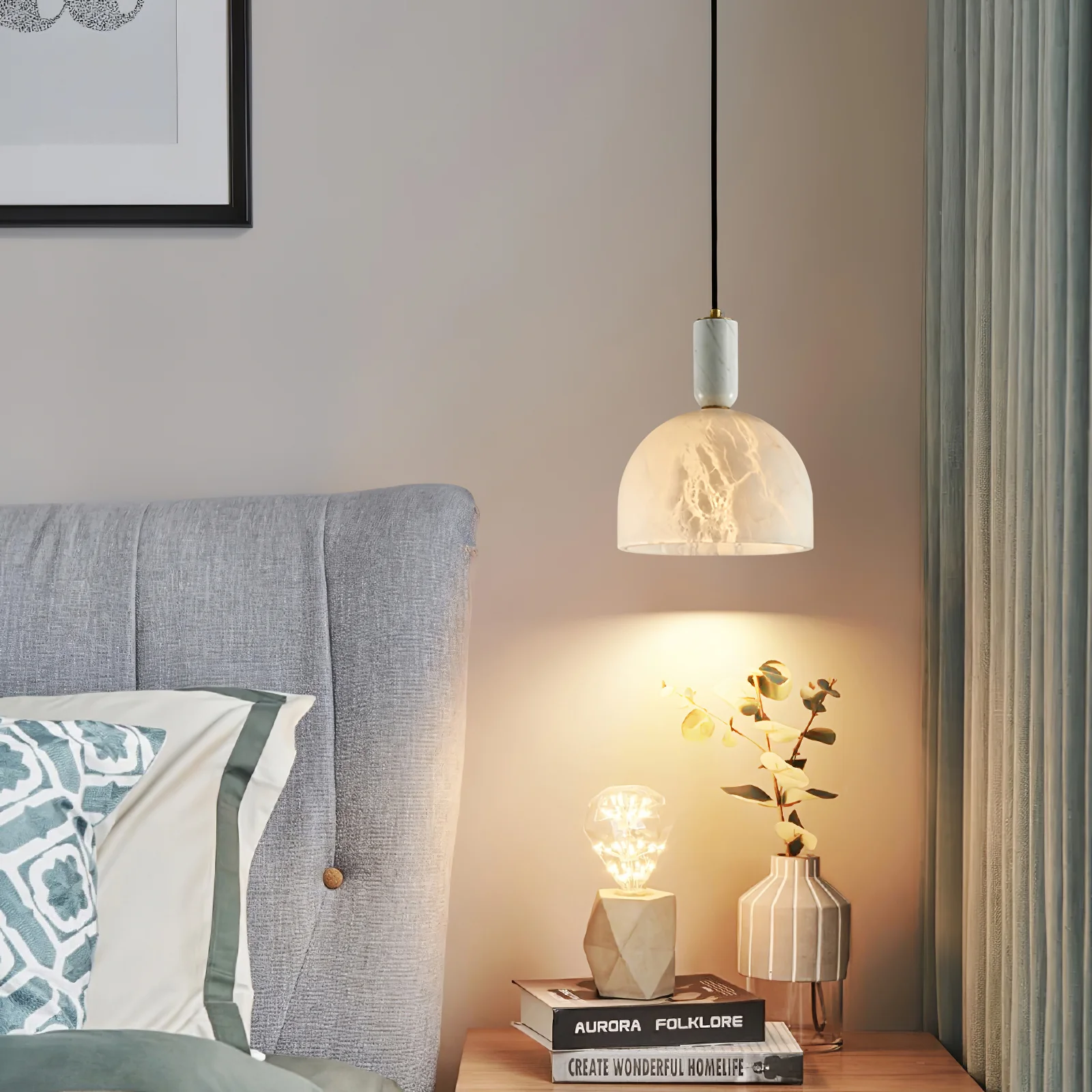 Blair Alabaster Pendant Light - Image 38