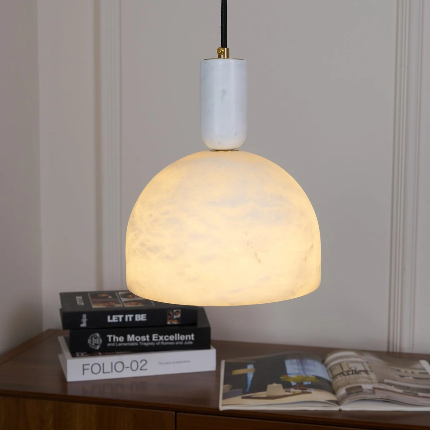 Blair Alabaster Pendant Light - Image 39