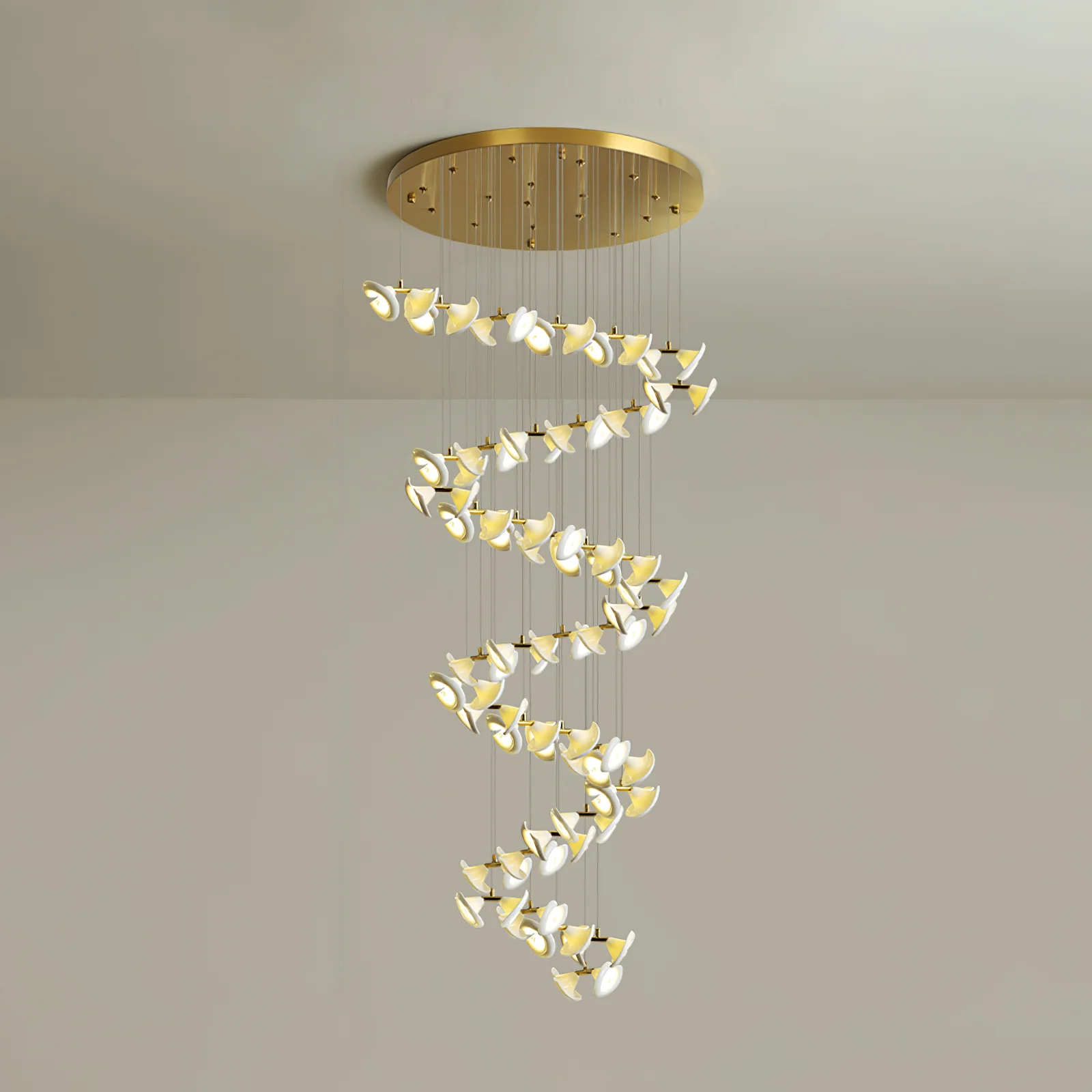 Blossom Double Horn Chandelier - Image 16