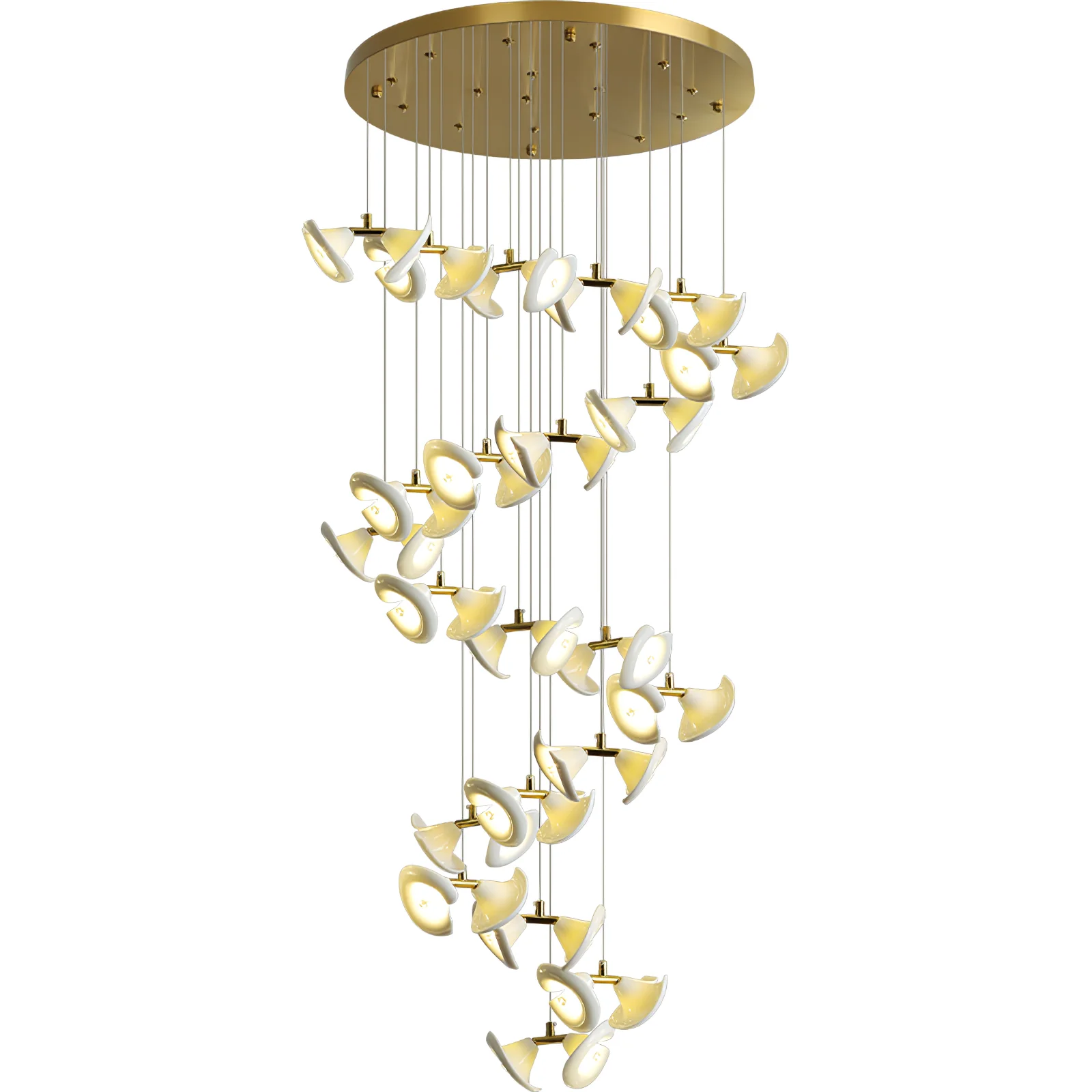 Blossom Double Horn Chandelier - Image 33