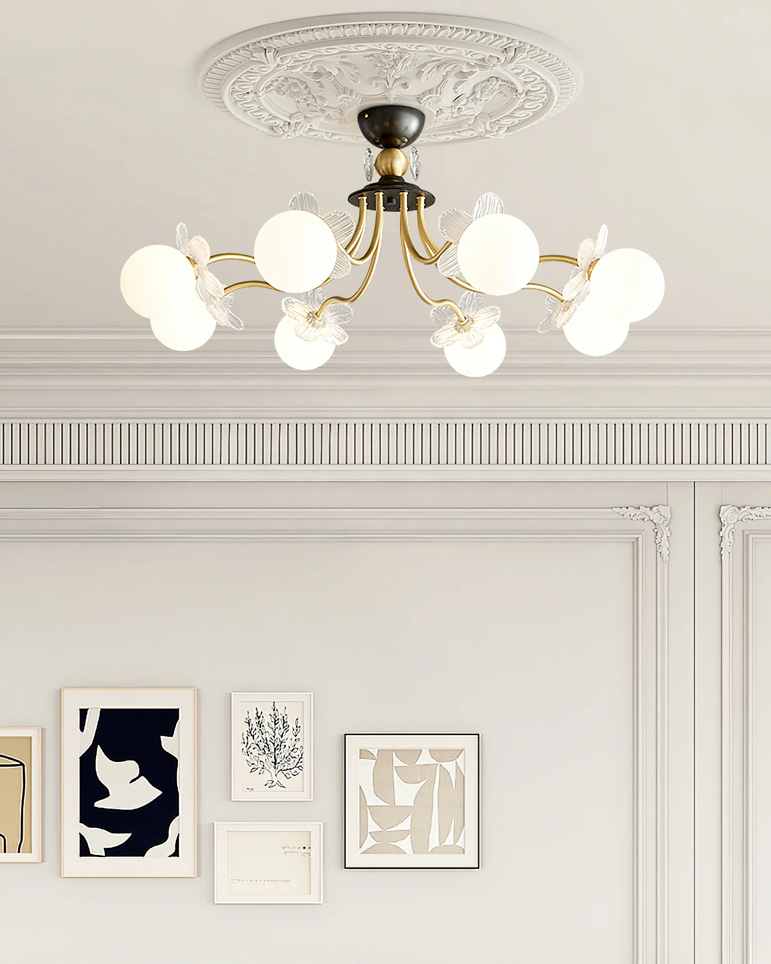 Blossom Flower Glass Chandelier - Image 5