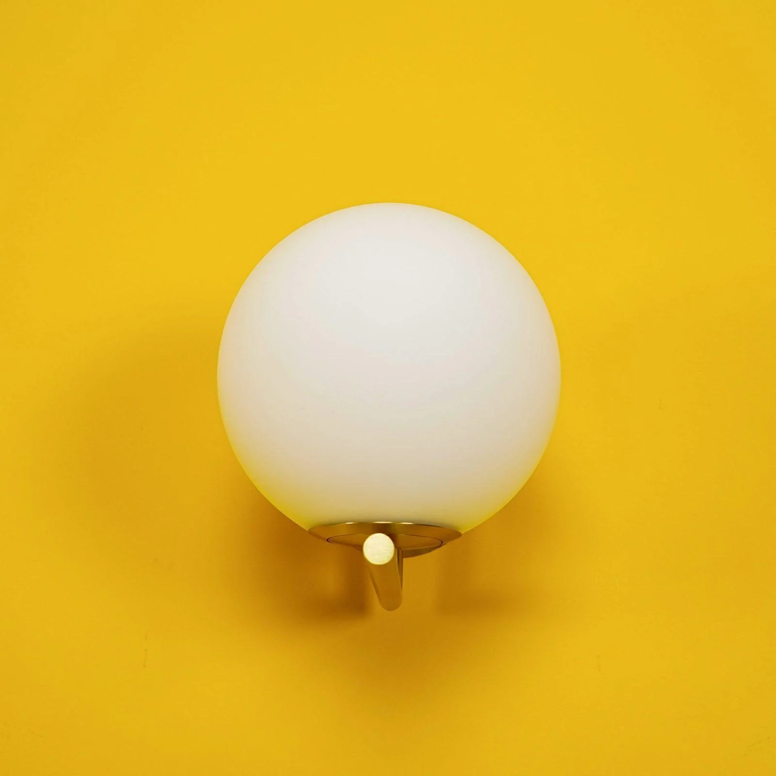 Blown Glass Opal Glass Wall Lamp - Image 16
