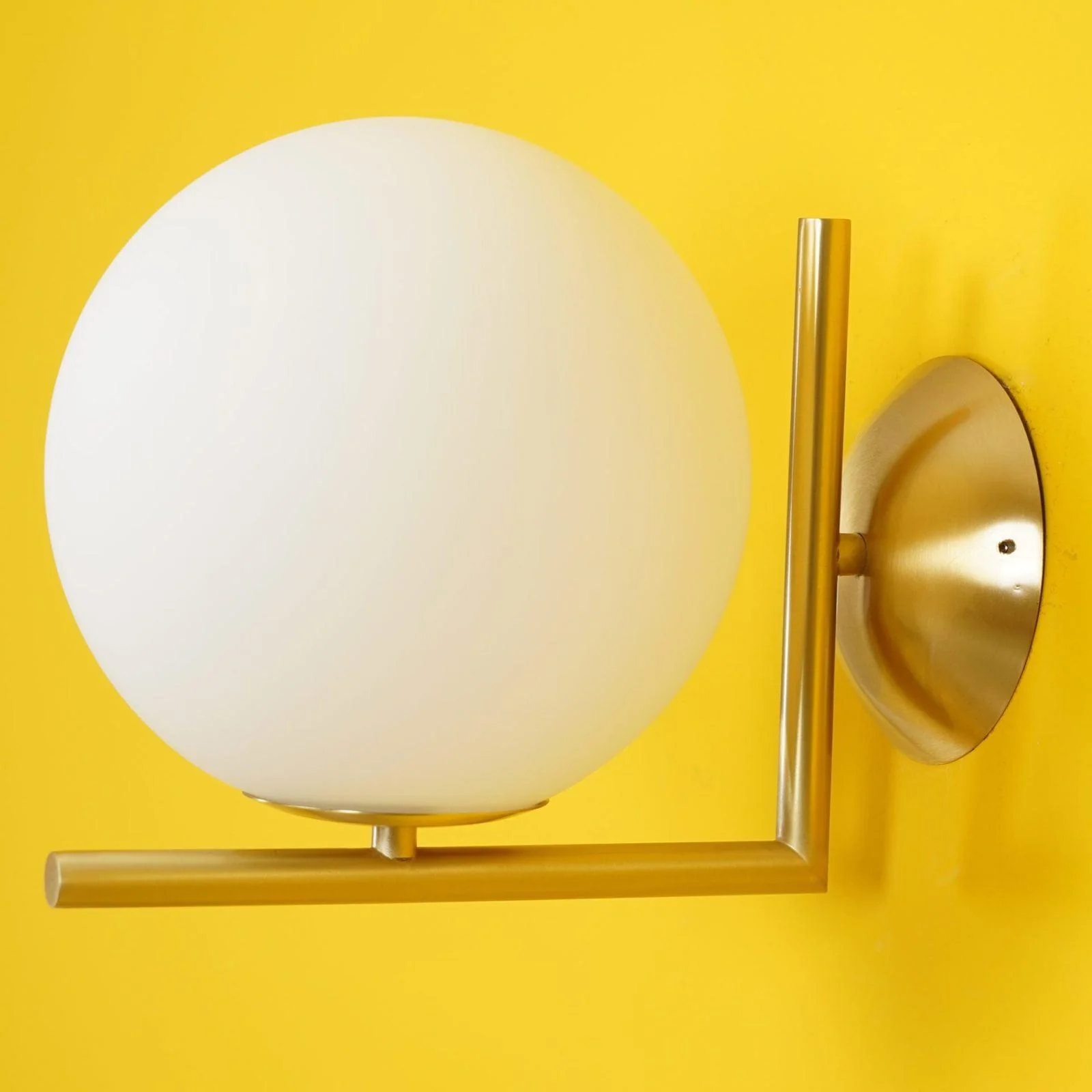 Blown Glass Opal Glass Wall Lamp - Image 19