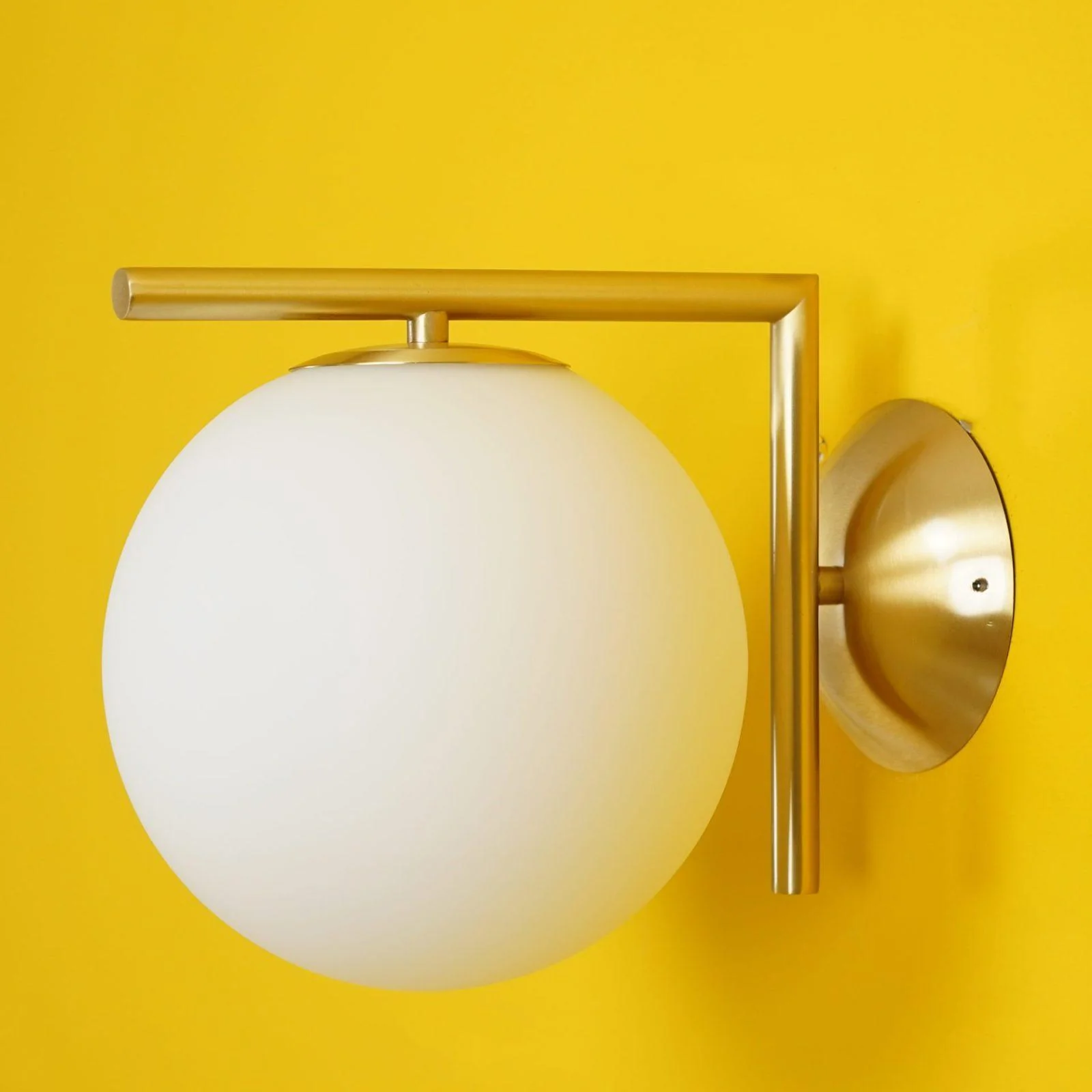 Blown Glass Opal Glass Wall Lamp - Image 24