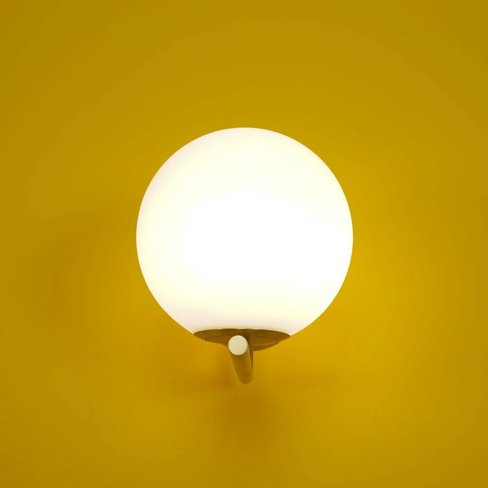 Blown Glass Opal Glass Wall Lamp - Image 25