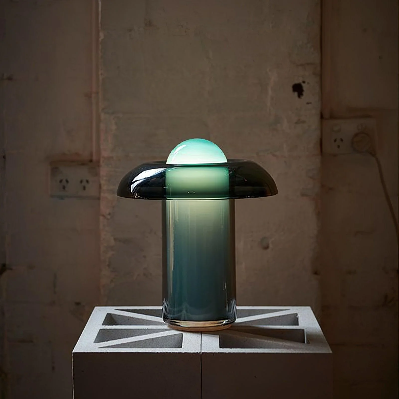Glass Mushroom Table Lamp - Image 11
