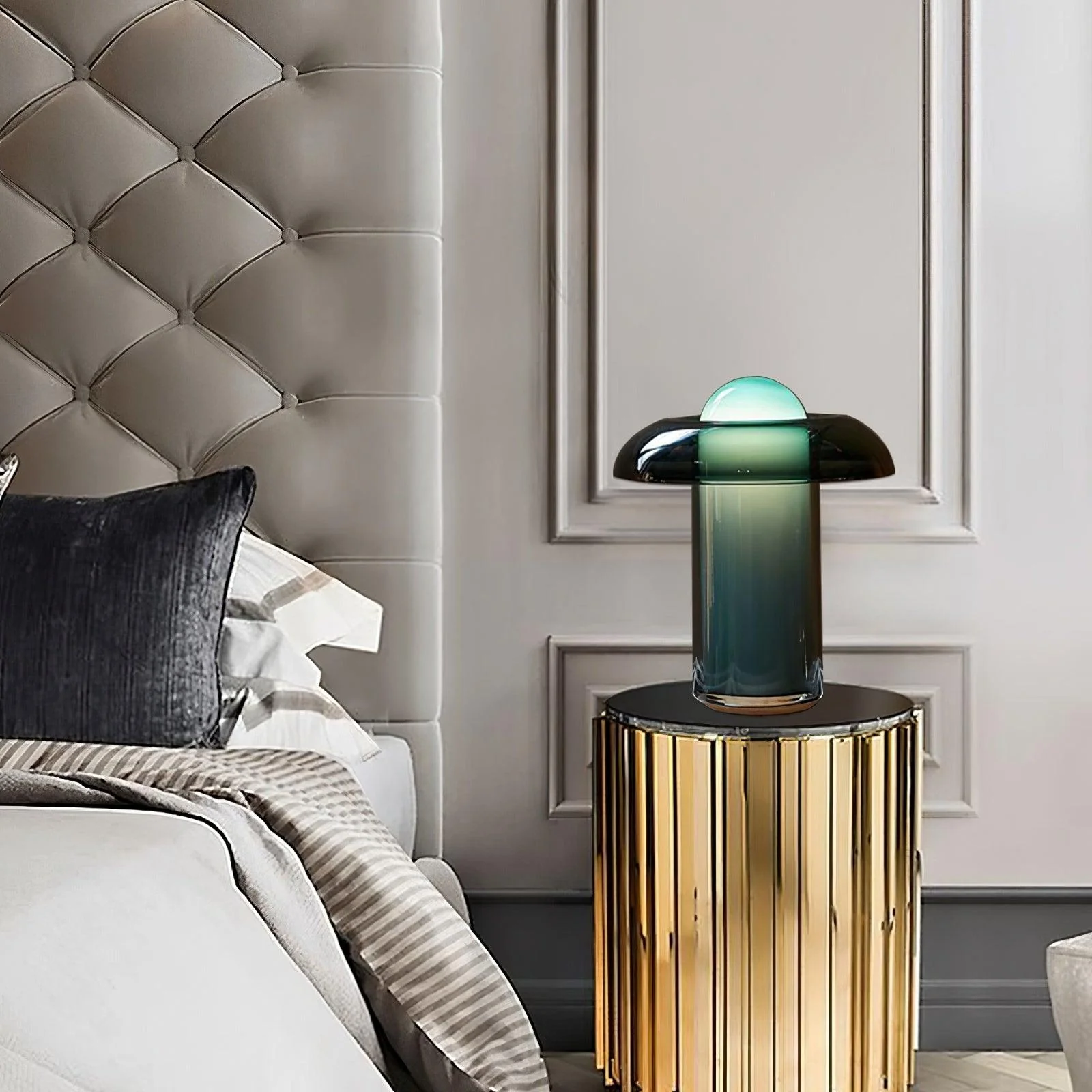 Glass Mushroom Table Lamp - Image 8