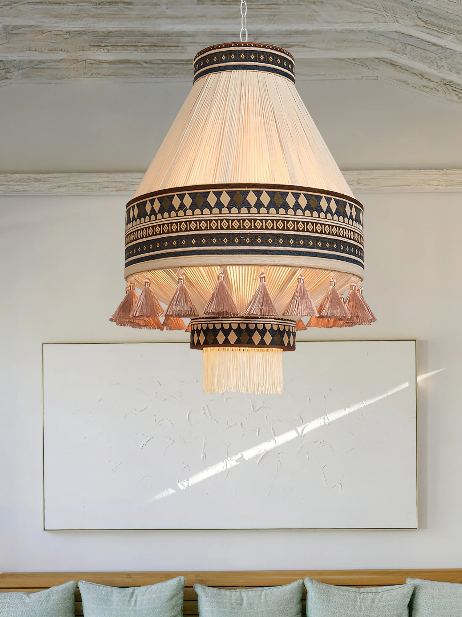 Bohemian Fringe Pendant Lamp - Image 21